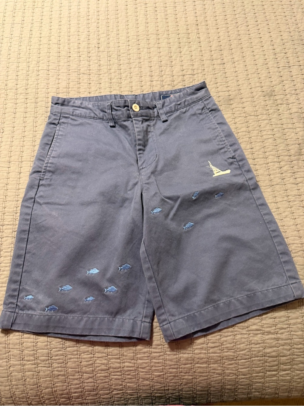 Vineyard Vines embroidered breaker shorts